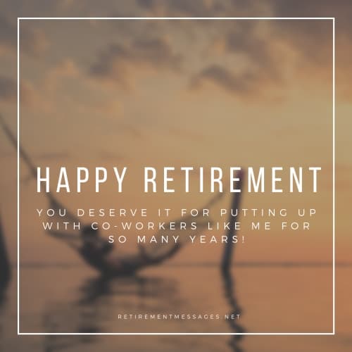 funny retirement message
