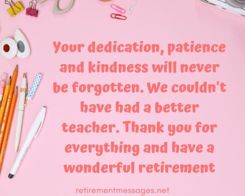 best teacher retirement quote