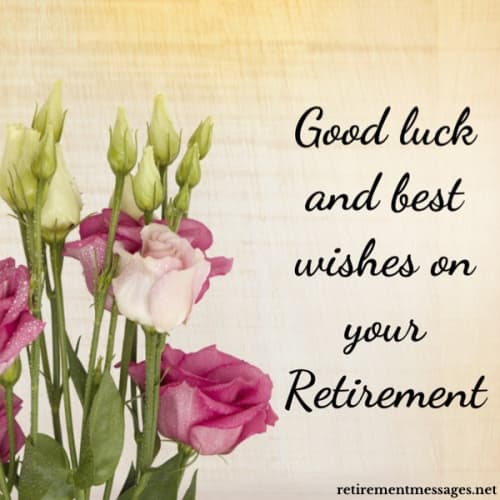 best wishes on your retirement image