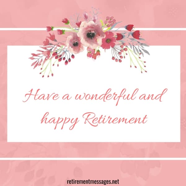 have a wonderful retirement image