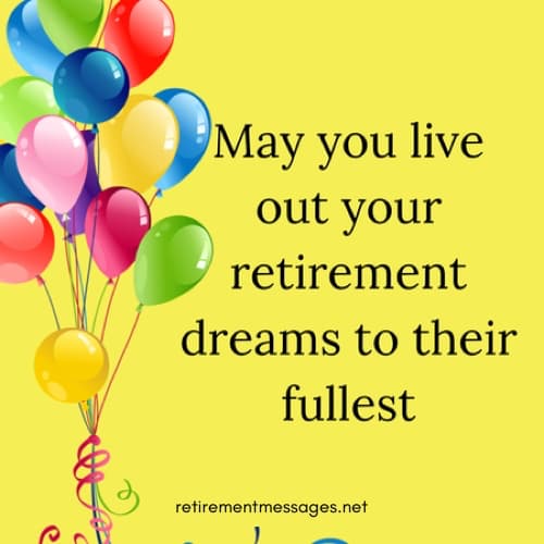 live out your retirement dreams image