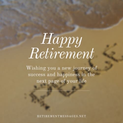 wishing you a new journey retirement quote