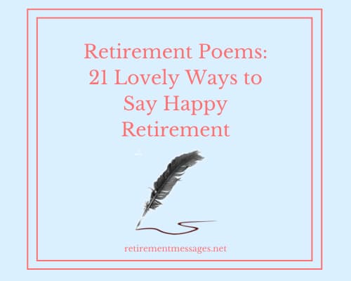 retirement poems for teachers